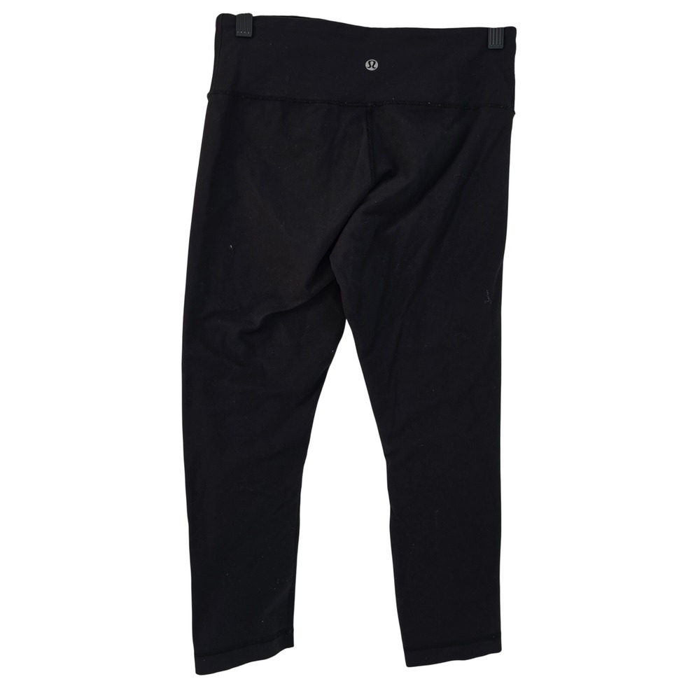 Lululemon Black Align Crop Leggings Yoga‎ Pants Size 4
